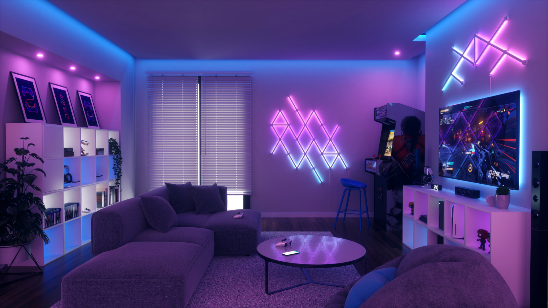 Addition navn video Nanoleaf's latest LED lights fit above your gaming PC and in your bedroom |  PCGamesN