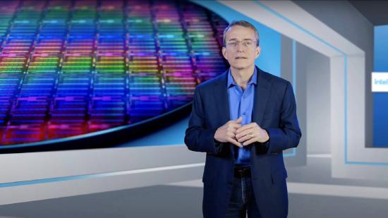 Intel CEO Pat Gelsinger presenting at Intel Unleashed 2021