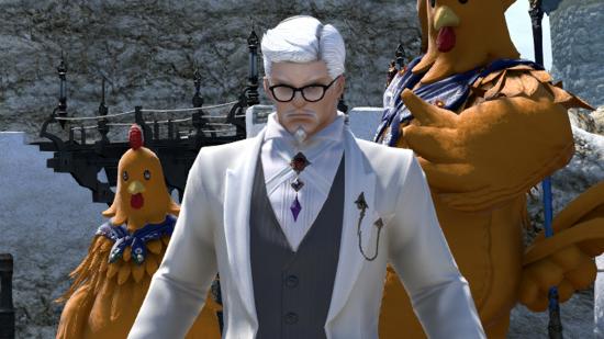 Final Fantasy XIV's Colonel Sanders is ready to serve you chicken