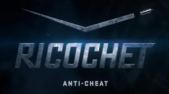 The stylized logo for Call of Duty's new Ricochet Anti-Cheat system