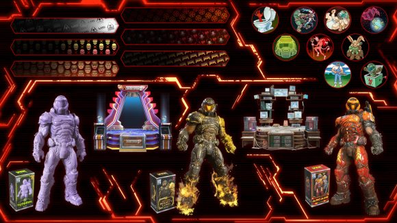 Rewards from Doom Eternal's new horde mode