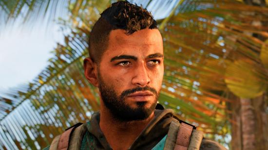Far Cry 6's Dani Rojas looking moody in our Far Cry 6 review