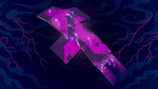 The unlockable cube cruiser glider in Fortnite's Fortnitemares 2021 event