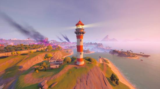 Lockie's Lighthouse is in the northwest of the Fortnite map and is one location you need to emote in front of.