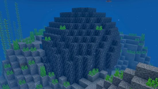 An Minecraft amethyst geode. This one is underwater, so easier to find than underground.