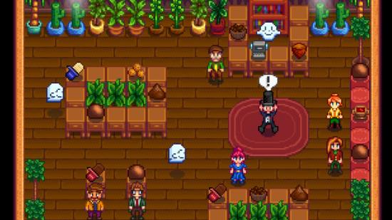 Bits of Haunted Chocolatier appear in a Stardew Valley mod