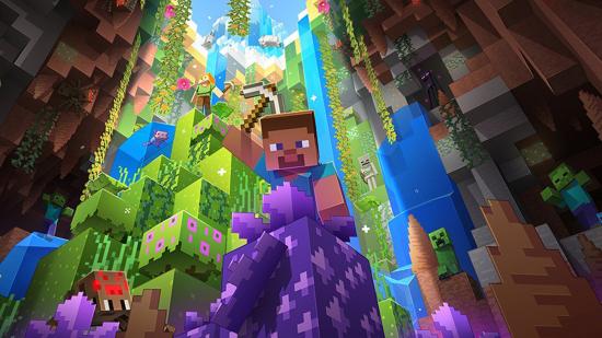 Minecraft's Caves and Cliffs Part 2 update is out next week