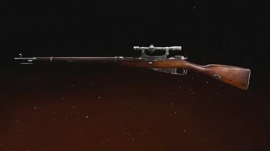 The 3-Line sniper rifle in Call of Duty Vanguard's preview menu