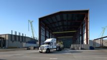 The Corpus Christi shipyard in American Truck Simulator's Texas DLC
