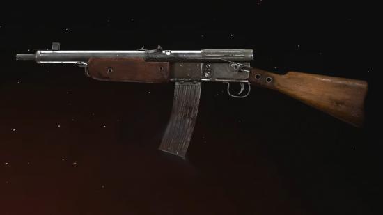 An assault rifle on a black background in Call of Duty Vanguard