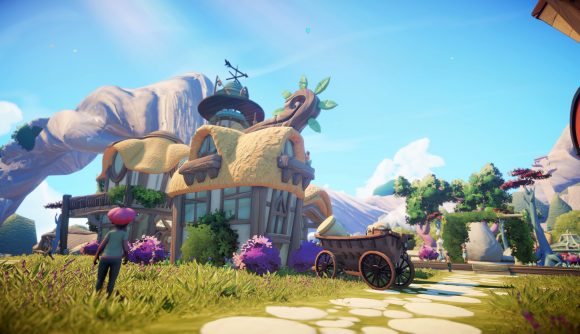 Checking out a village you've constructed in Grow: Song of the Evertree