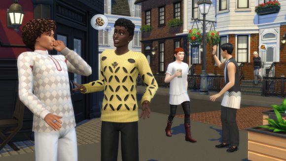 Some of the items available in The Sims 4's Modern Menswear Kit
