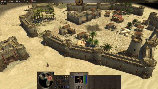Melhores jogos como Age of Empires - uma fortificação do deserto em 0 d.C