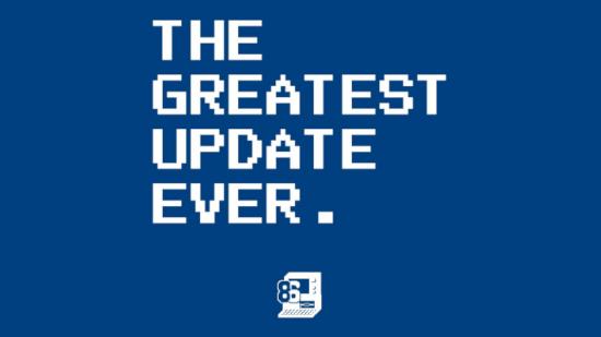 A teaser for the new 86Box version, billed as "the greatest update ever"