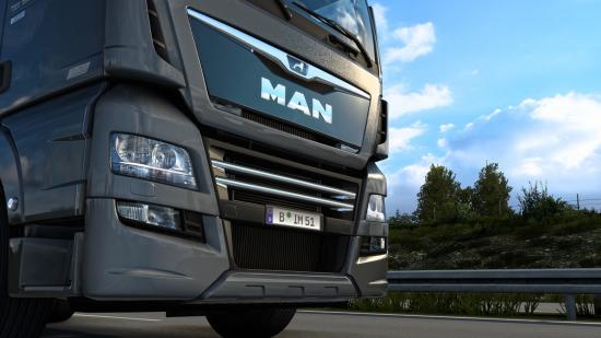 The MAN TGX in Euro Truck Simulator 2