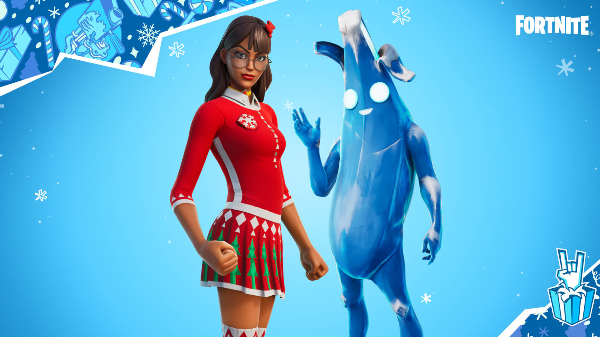 Fortnite is giving out three free skins during Winterfest PCGamesN