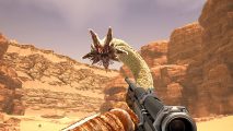 Fighting a sandworm in our Icarus review