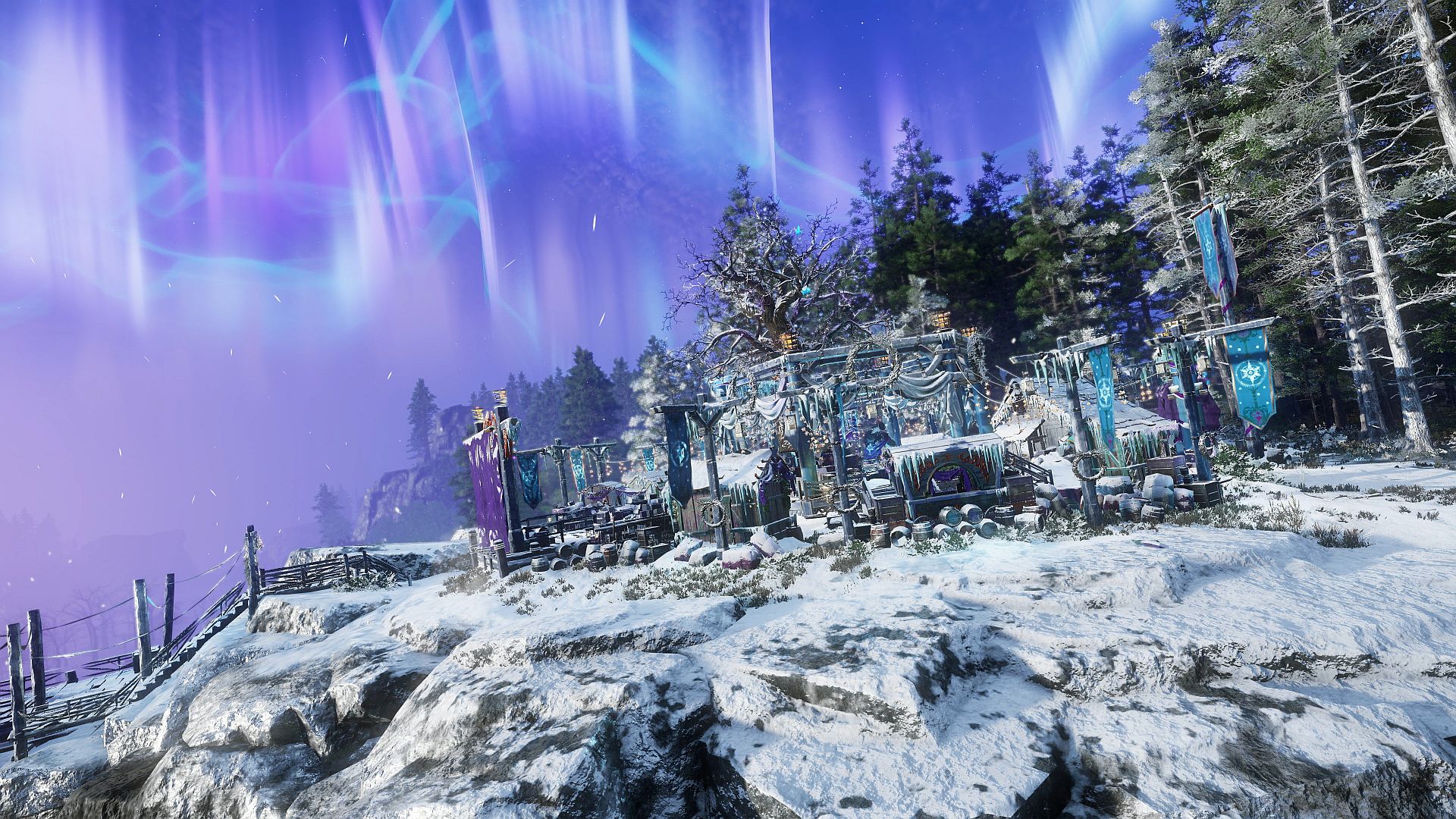 Welcome to New World's Winter Convergence Festival Villages