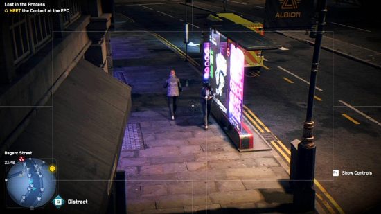 Best hacking games - Watch Dogs Legion: Spying through a CCTV camera on London's streets