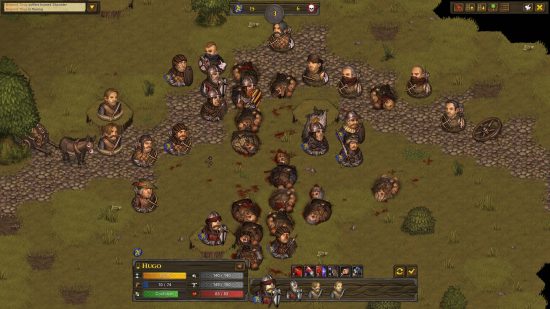 Best turn-based strategy games - a huge fight has broken out in Battle Brothers.