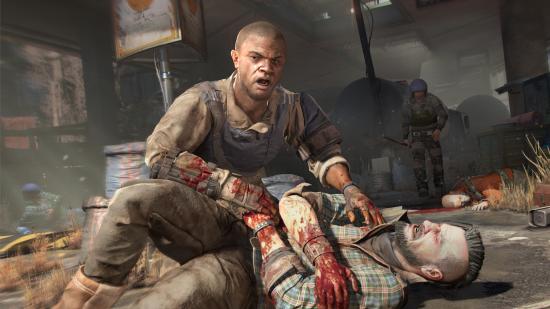 A Dying Light 2 character seeks help for an injured friend