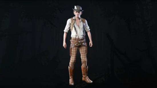 Hunt: Showdown's Revenant hunter, before he was 'fatally' wounded.