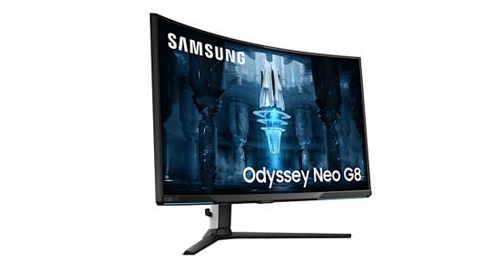 The Samsung Odyssey Neo G8 gaming monitor