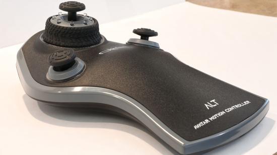 The Alt Motion Controller as seen from the side