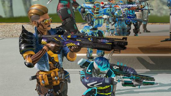 Apex Legends characters line up for battle in Season 12's new mode
