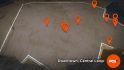 All of the inhibitors highlighted using orange pins in Dying Light's Downtown area