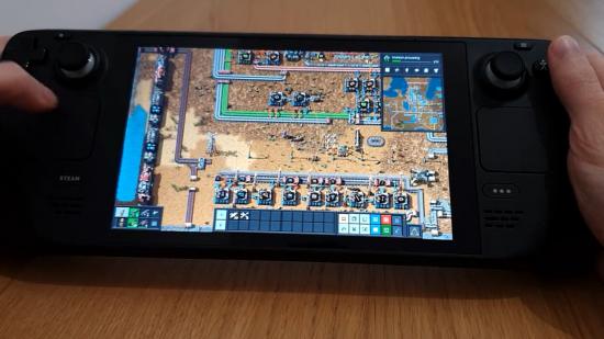 Factorio controller support is being considered for Steam Deck