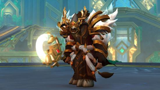 One of the new class armour sets in WoW 9.2