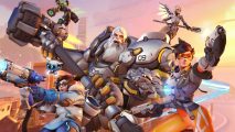 Overwatch 2 system requirements: heroes gather in a dynamic pose