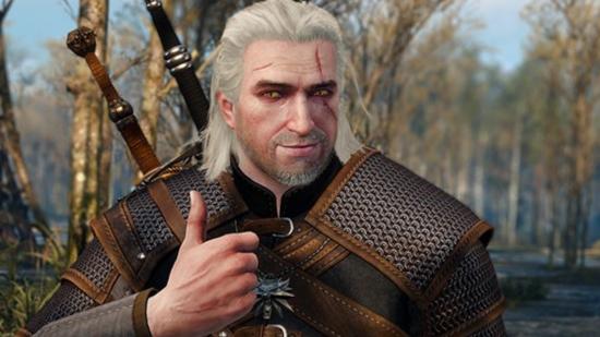 The Witcher 4 Steam: Geralt gives a thumbs-up