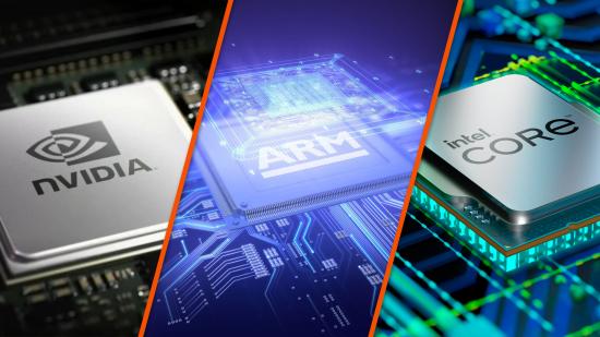 CPU and GPU giants like Intel and Nvidia need to lay off Arm: three processors next to each other