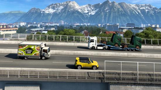 Euro Truck Simulator 2 mod refunds: A European highway in ETS2