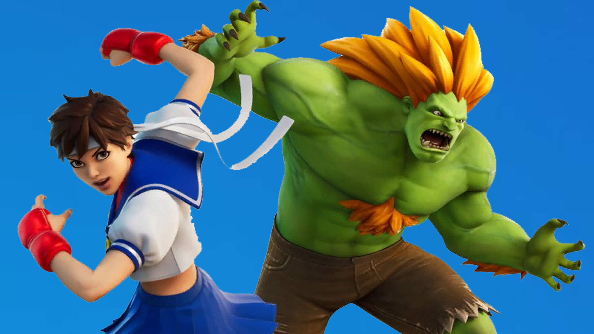 Street Fighter's Blanka & Sakura are coming to Fortnite