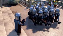 This LEGO Star Wars glitch can create a whole Skywalker Saga Mandalorian army