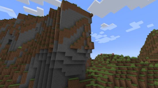 Minecraft Biomes-非常に背の高い山。