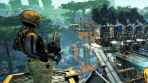 Satisfactory Update 6: A player looks over their factory