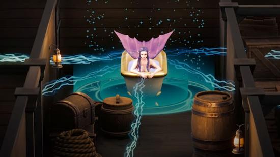 A mermaid in a bath boss? It's Frigato: Shadows of the Caribbean