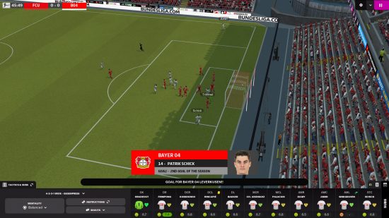 Best sports games: guiding Bayern Leverkusen to victory in Football Manager 2023