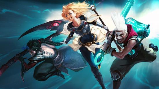 Champions leap into action, but with the new League of Legends combat nerf not so fast-paced