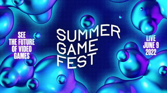 Summer Game Fest 2022 date: Summer Game Fest is plastered across a funky blue backdrop