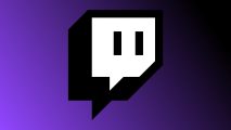 Twitch bans: the Twitch 'glitch' logo on a purple and black background