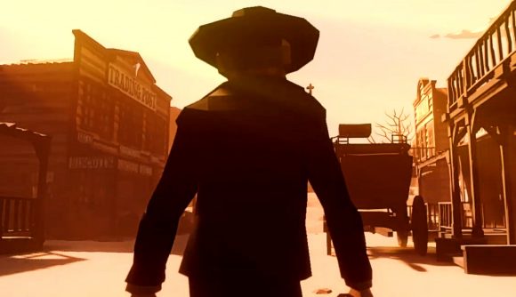 West Hunt: a mysterious figure strides into an Old West town