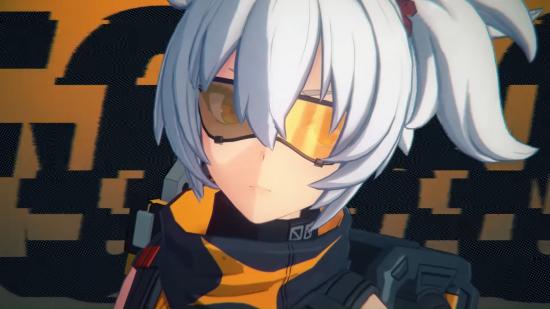 A new Zenless Zone Zero character, a white haired girl with googles