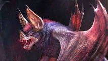 Ark Sanguine Elixir: The side profile of Ark's Desmodus, an enormous vampire bat.