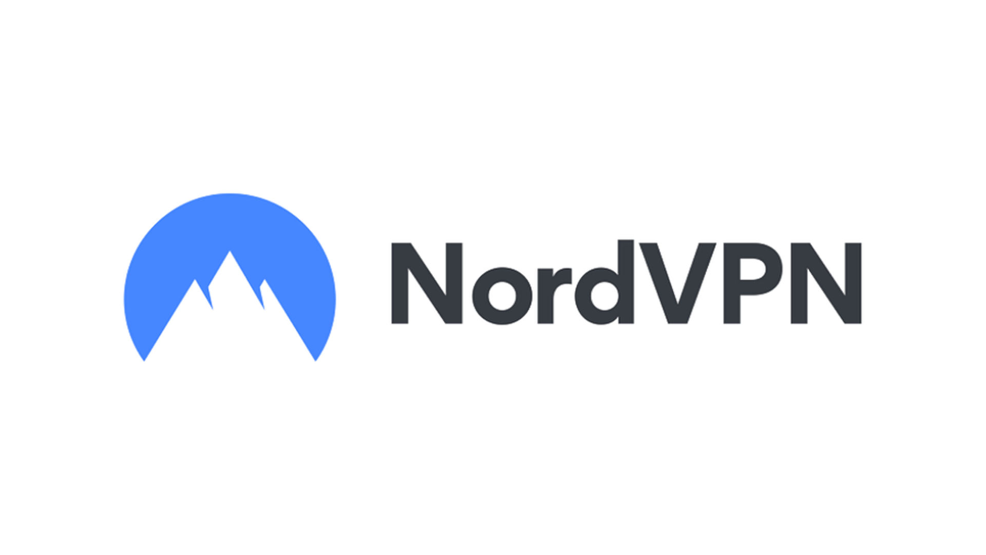 NordVPN logo on a white background.