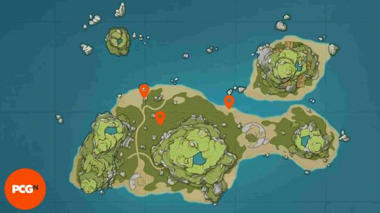 Genshin Impact Conch locations Broken Isle